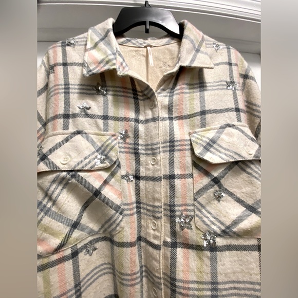 Free People Oversized Cotton Shirt - Picture 2 of 4